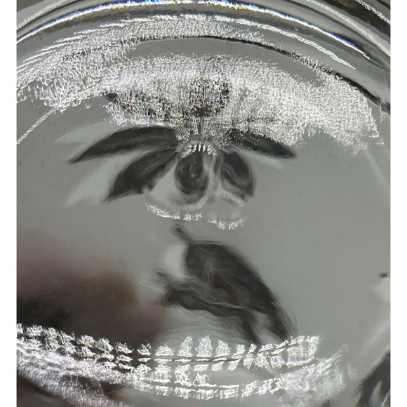 VINTAGE MCM LIBBEY FROSTED SILVER Foliage GLASSES 12 Oz SET OF 4 EUC - Picture 5 of 7